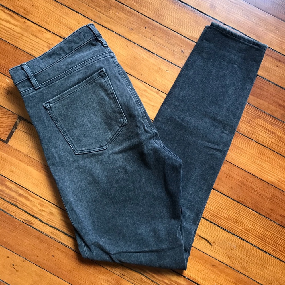 LOFT performance denim legging, sz 30 dark grey